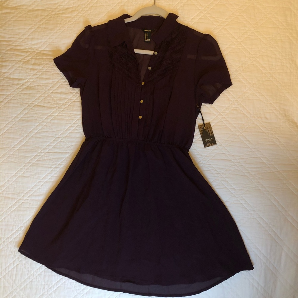 Forever 21 Sheer Dress NWT ! SMALL